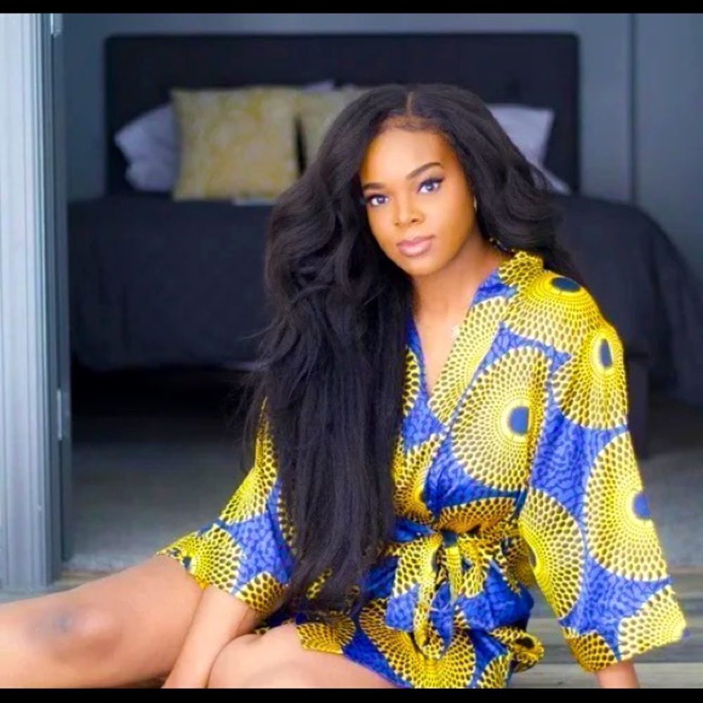 African Ankara Silk Printed Robes